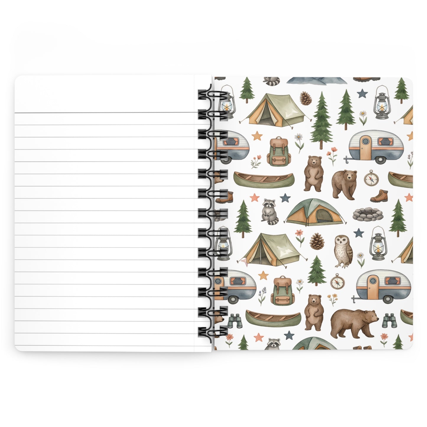 Camping Journal — Personalized "Benjamin's Chronicles" Spiral Notebook | Adventure Log for Kids & Outdoor Lovers