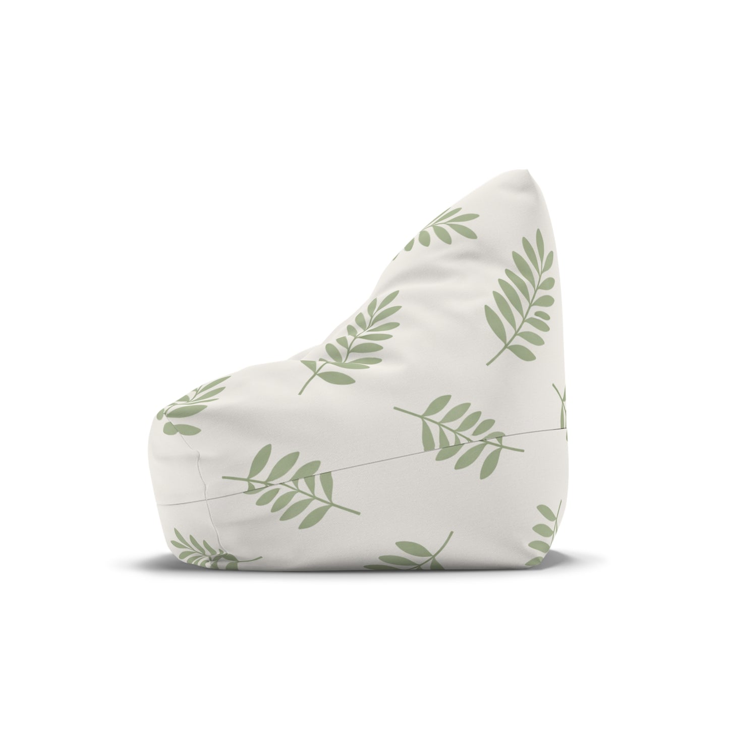 Leaf Pattern Bean Bag Cover — Green Botanical Nursery Decor