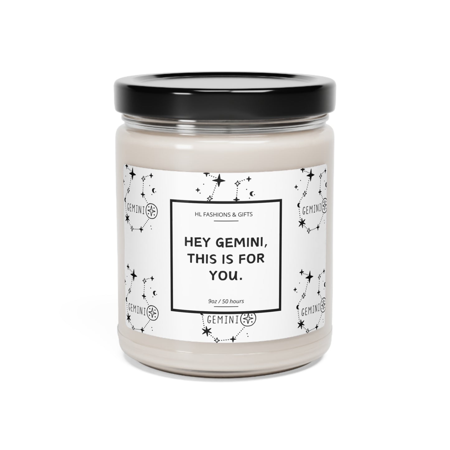 Hey Gemini, This is for You Soy Candle