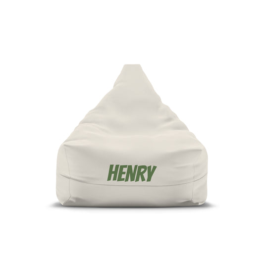 Personalized Bean Bag Cover — Custom Name (e.g., HENRY)