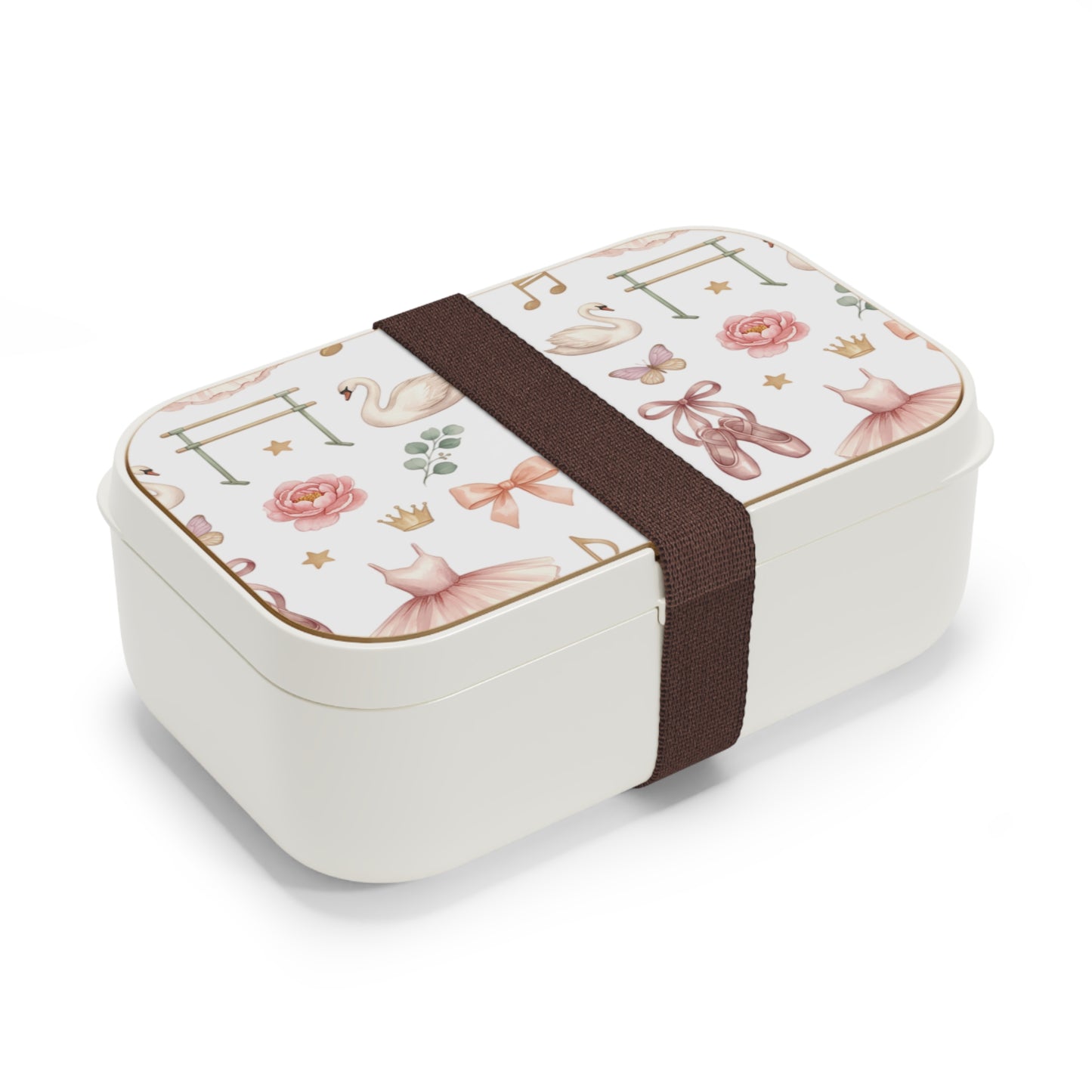 Ballet-Themed Bento Lunch Box – Swan, Tutu & Ballerina Accessories Pattern