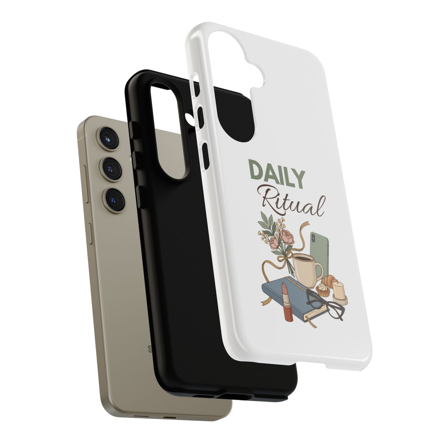 Daily Ritual Phone Case — Cozy Morning Coffee & Journal Design