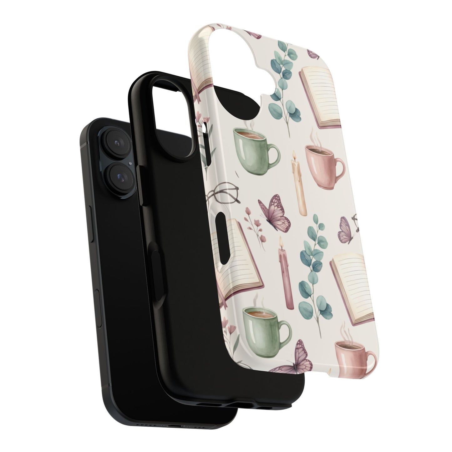 Cozy Coffee & Books Phone Case