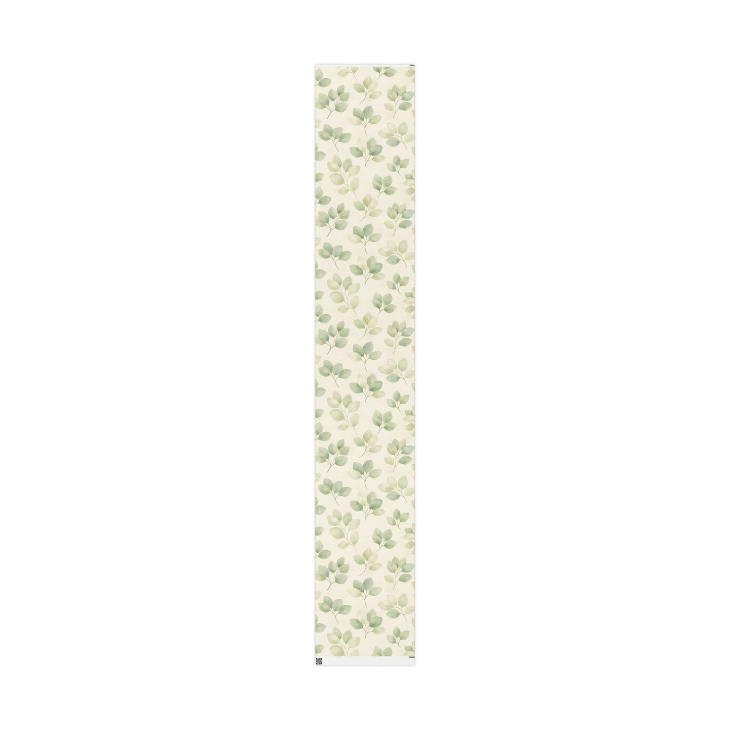 Eucalyptus Watercolor Wrapping Paper Roll — Botanical Gift Wrap for Weddings, Birthdays & Eco-Friendly Presents