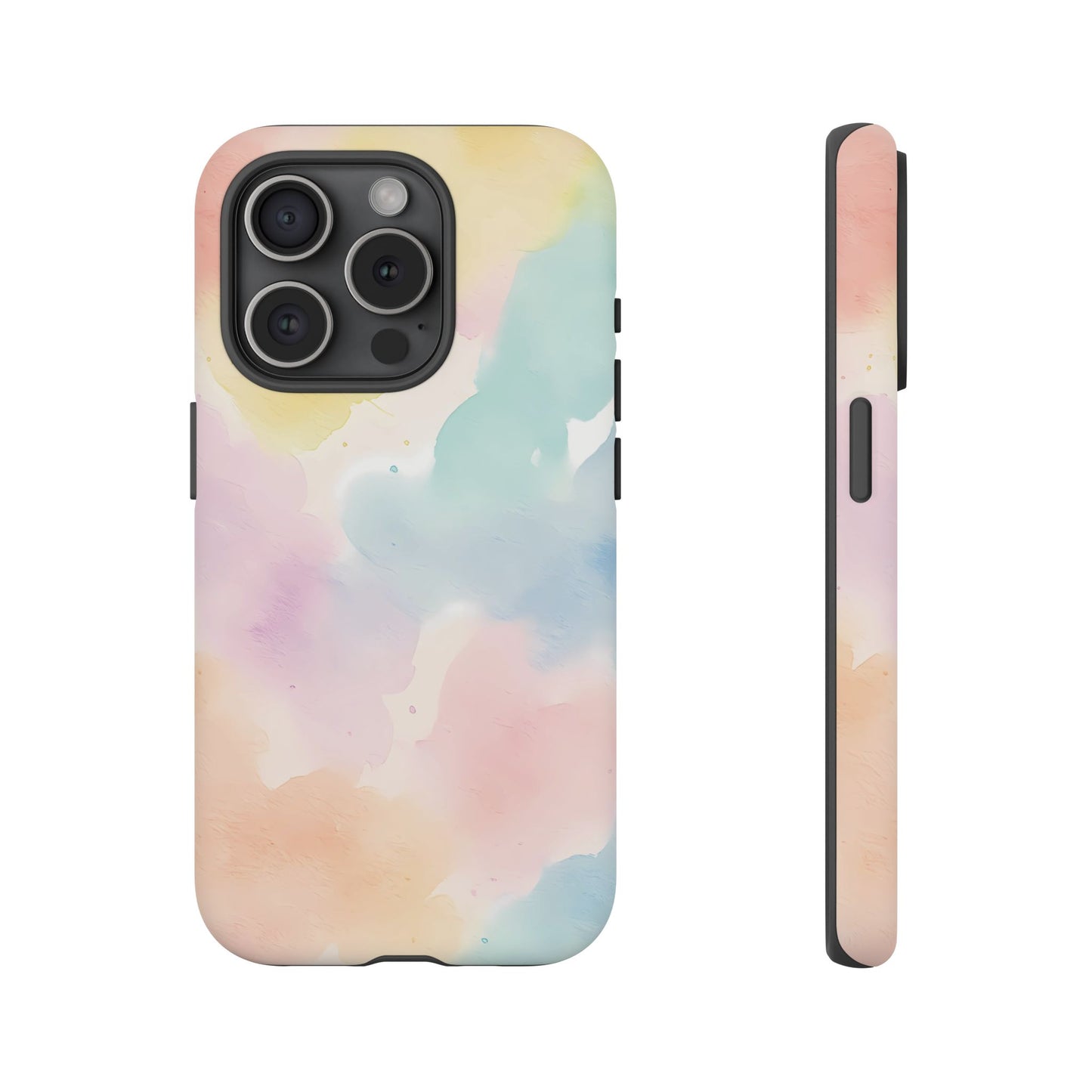 Pastel Watercolor Cloud iPhone Case – Soft Gradient Abstract Protective Cover