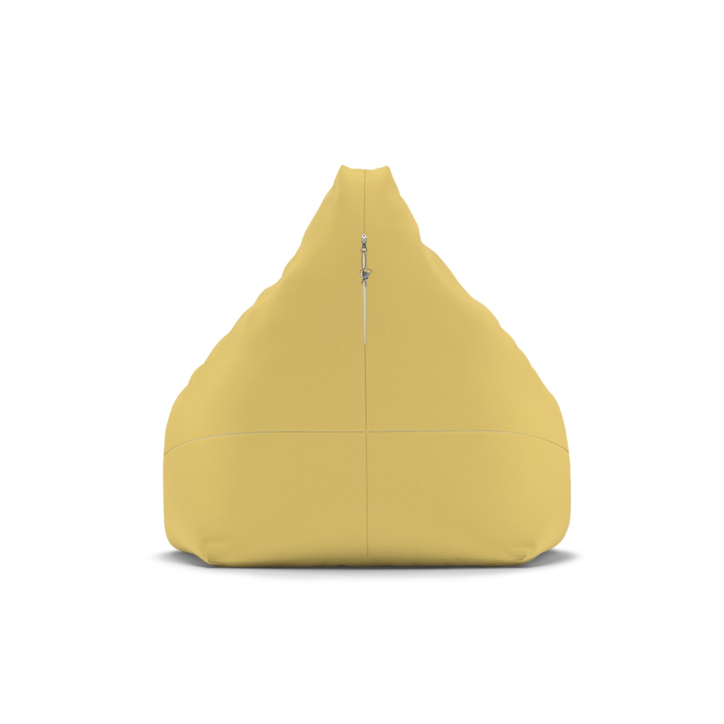 Personalized Yellow Bean Bag Cover – Custom Name Harper Kids Lounger