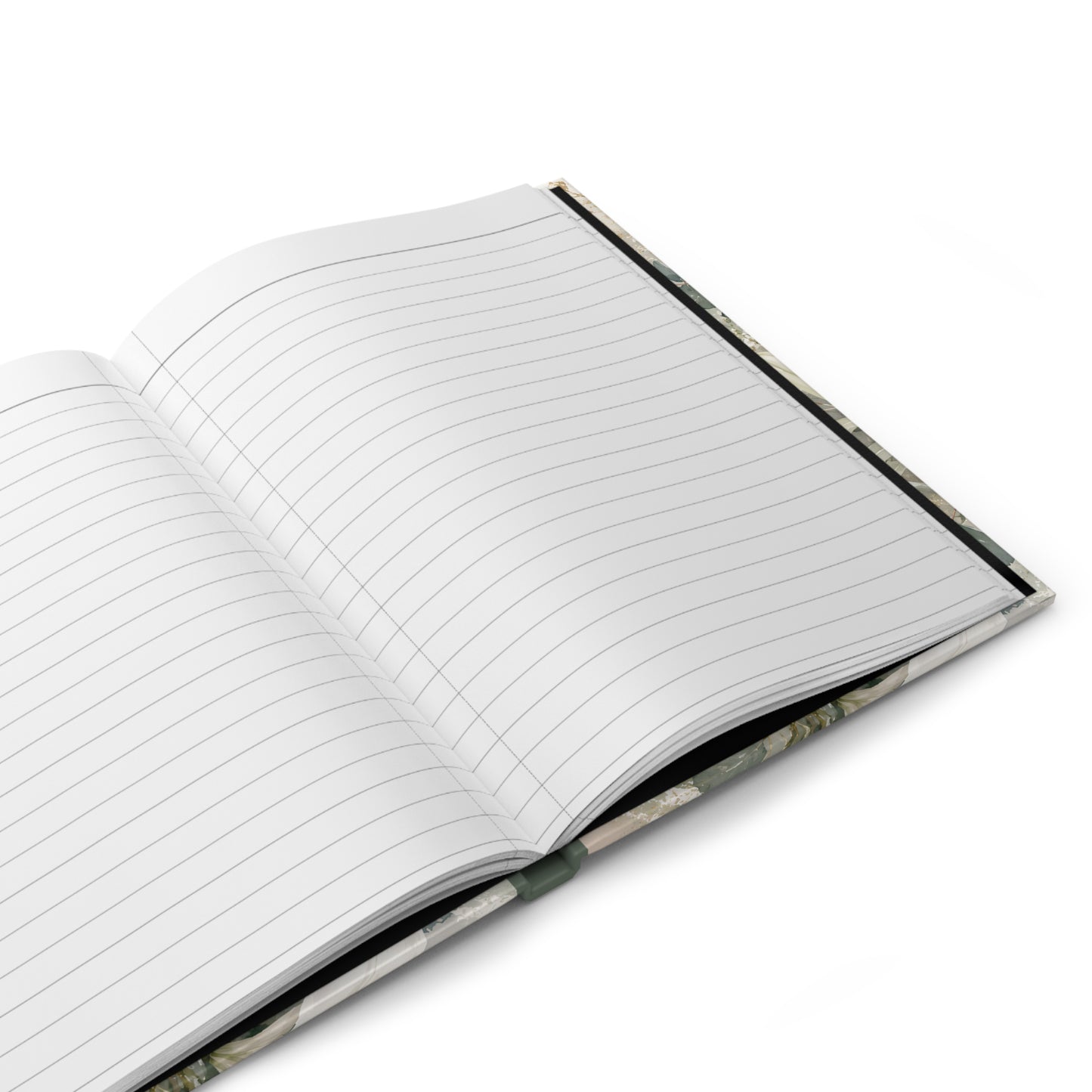 Floral Lily Hardcover Journal — Elegant White Lily Notebook for Notes & Gifts