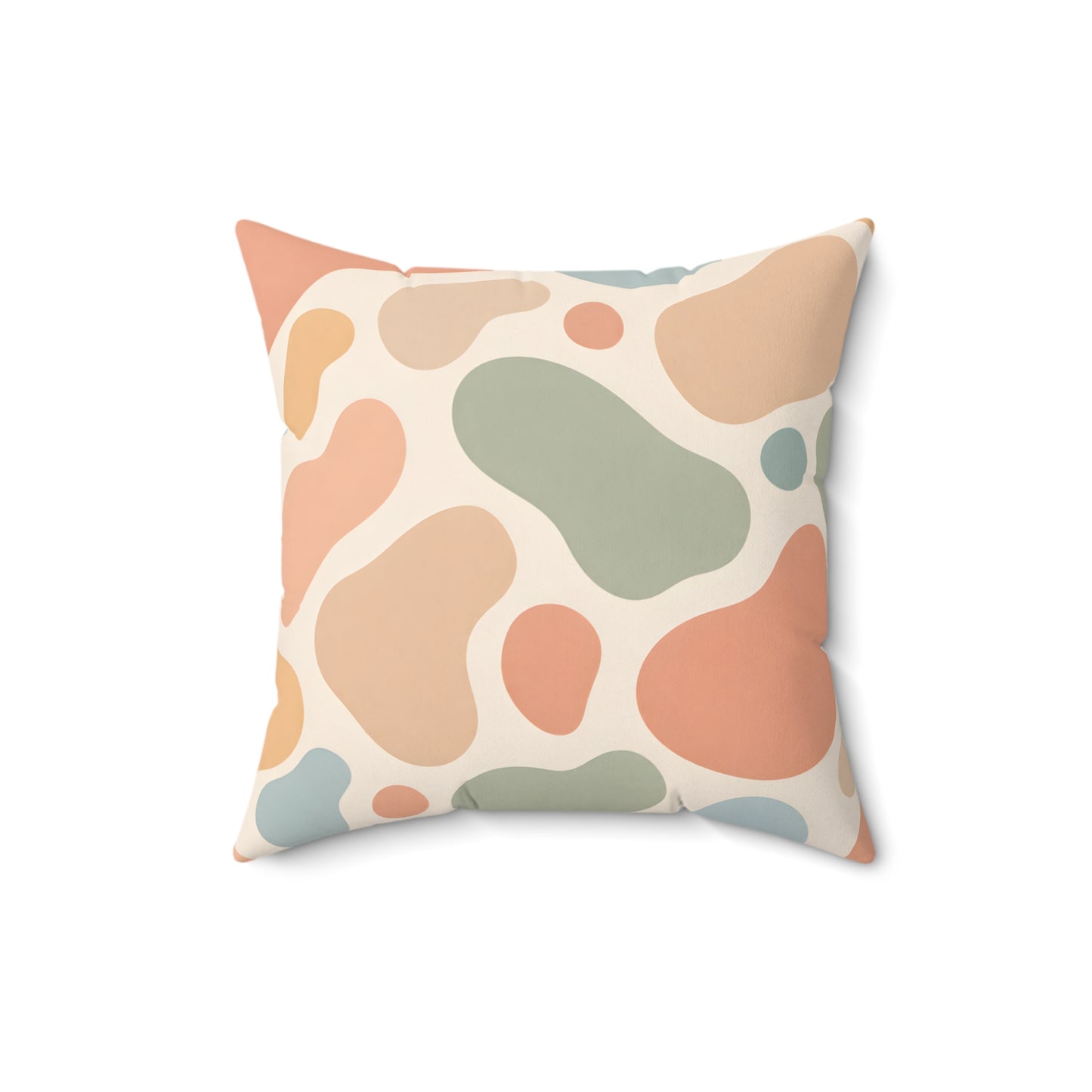 Abstract Pastel Shapes Decorative Pillow