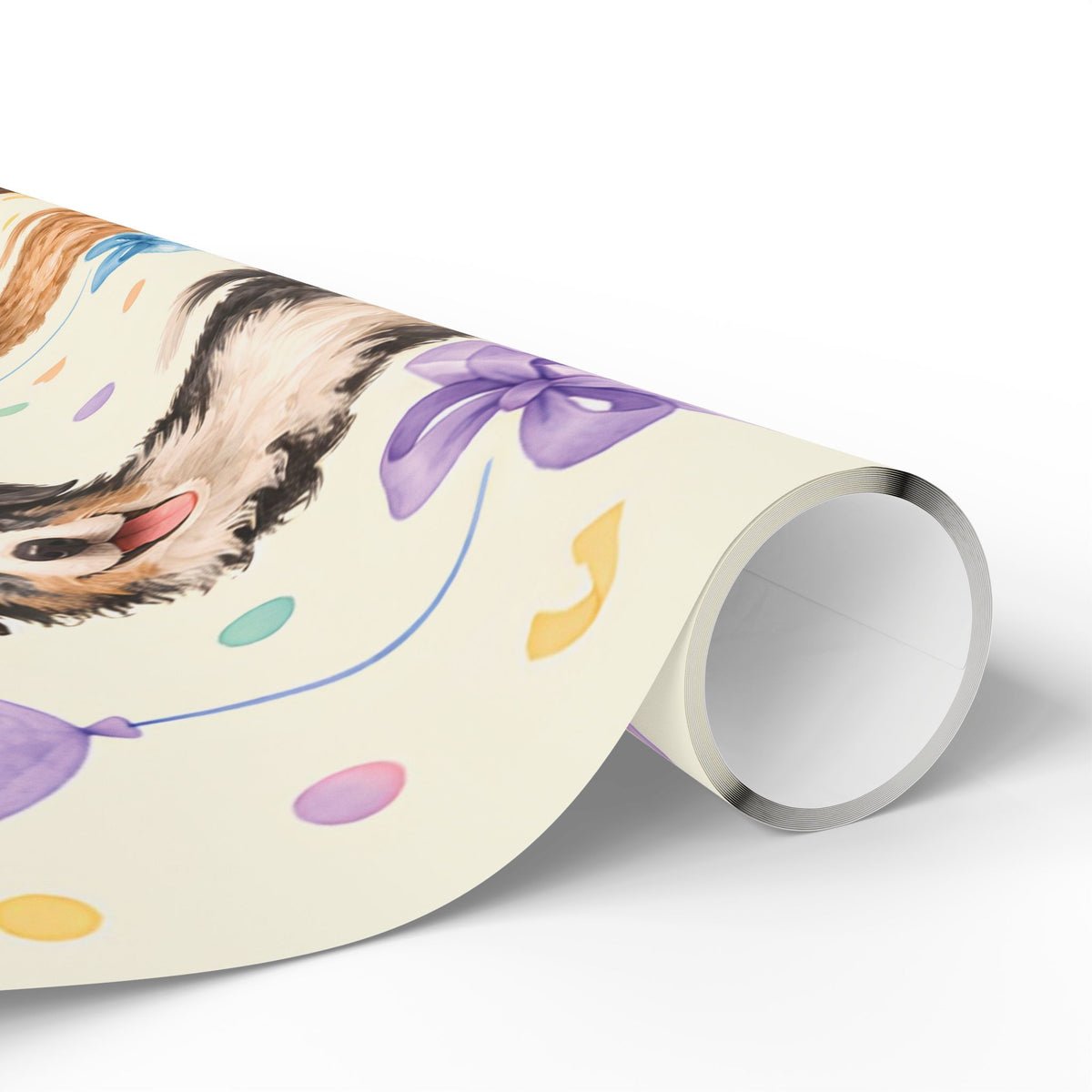 Dog Birthday Wrapping Paper — Cute Puppy Party Gift Wrap