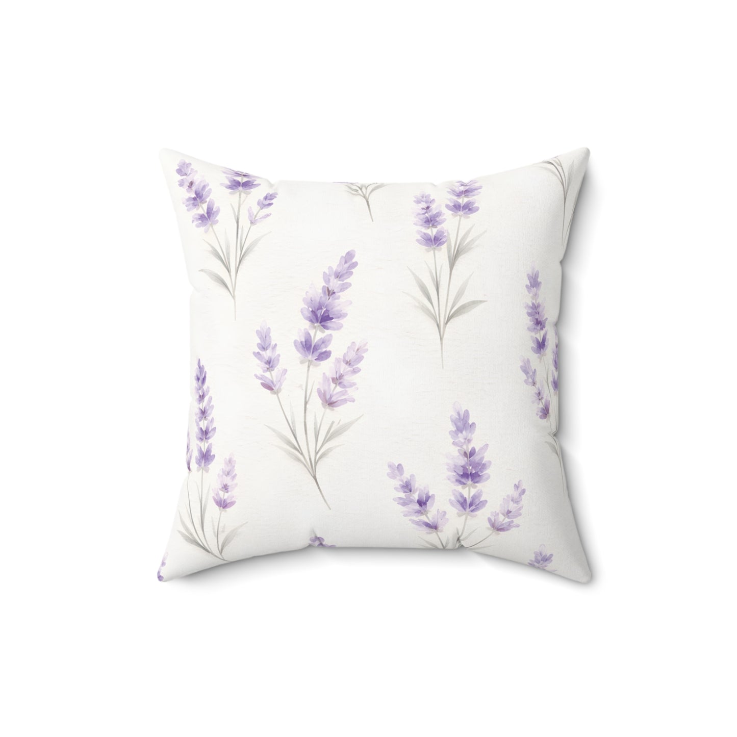 Lavender Watercolor Decorative Throw Pillow