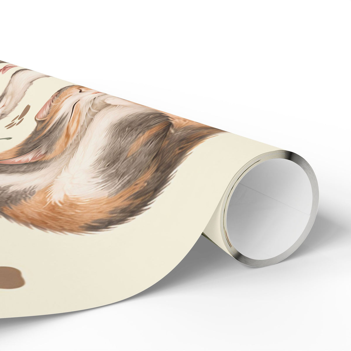 Cat & Yarn Pattern Wrapping Paper Roll — Cute Kitty Gift Wrap for Pet Lovers