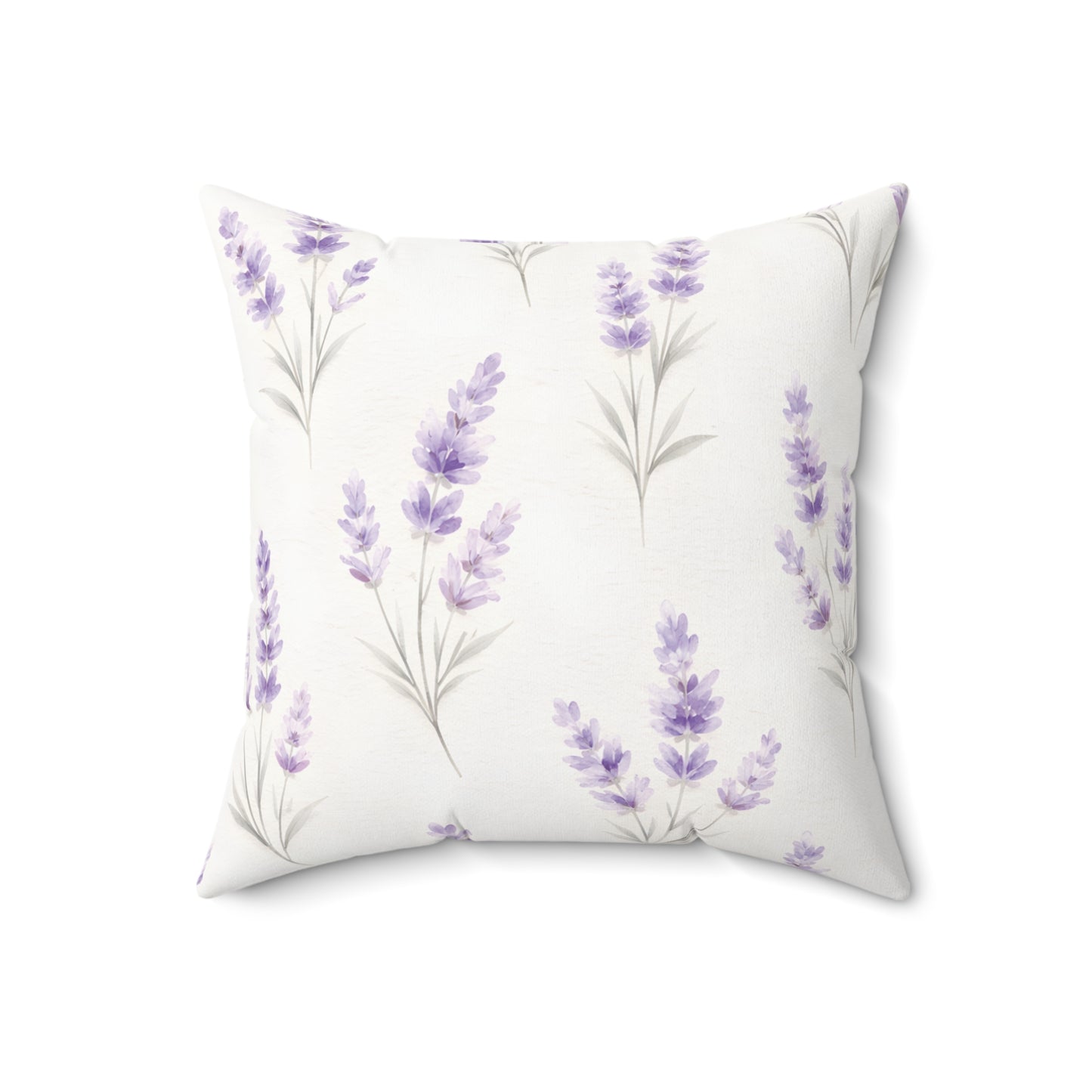 Lavender Watercolor Decorative Throw Pillow