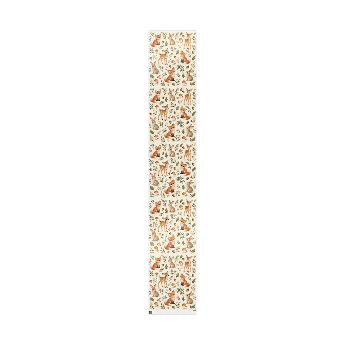 Fox & Foliage Wrapping Paper Roll — Autumn Woodland Gift Wrap
