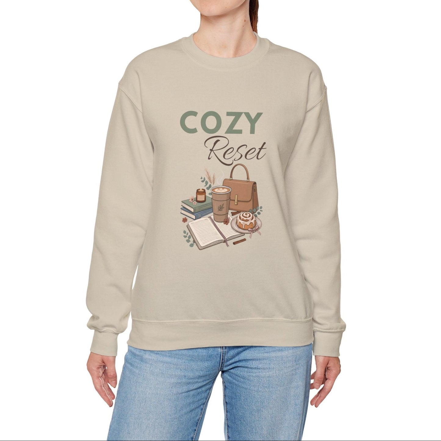 Cozy Reset Sweatshirt — Relaxing Self-Care Crewneck