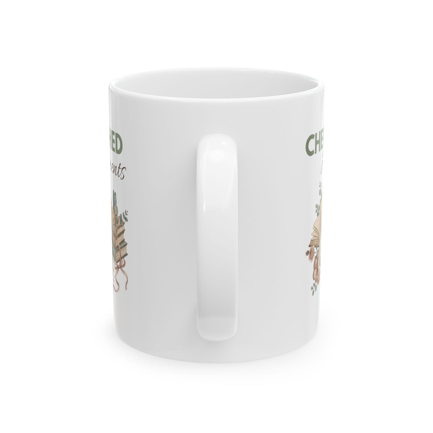 Cherished Moments Floral Ceramic Mug (11oz & 15oz)