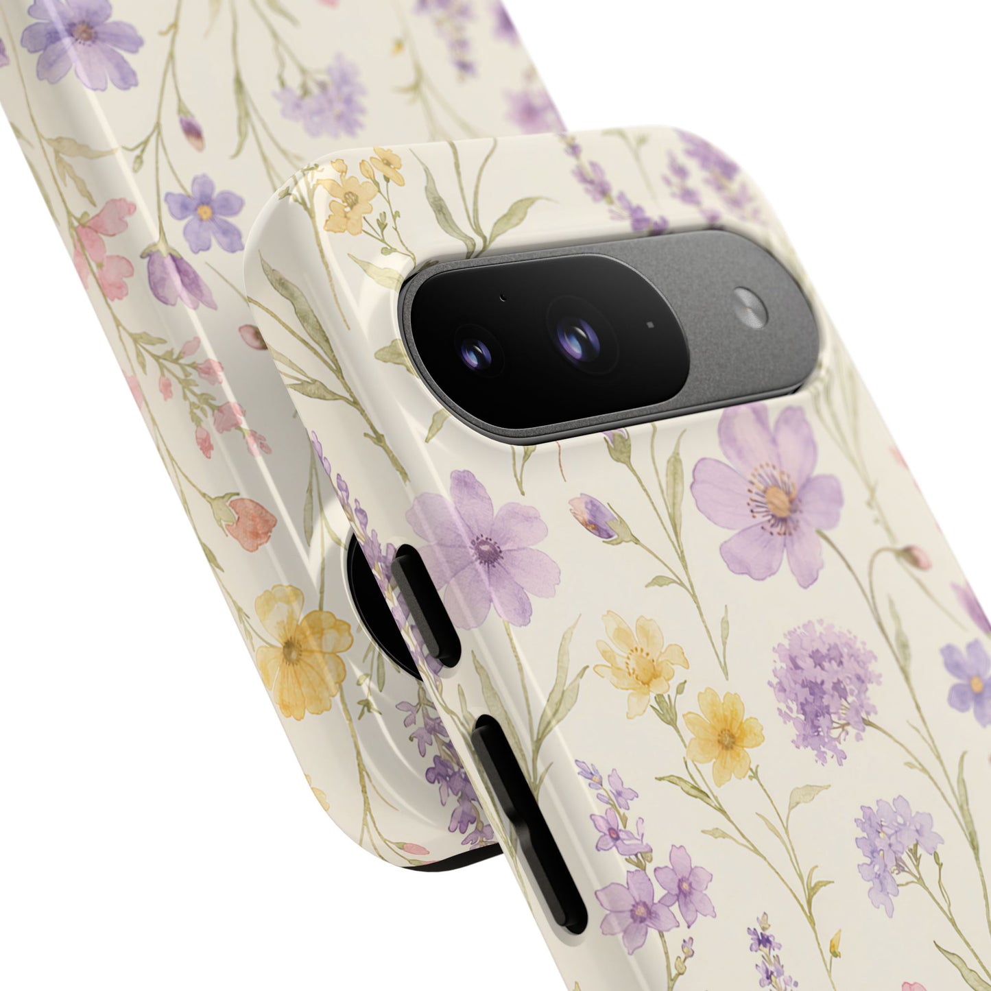 Floral Field Tough Case — Pastel Wildflower Protective Phone Cover