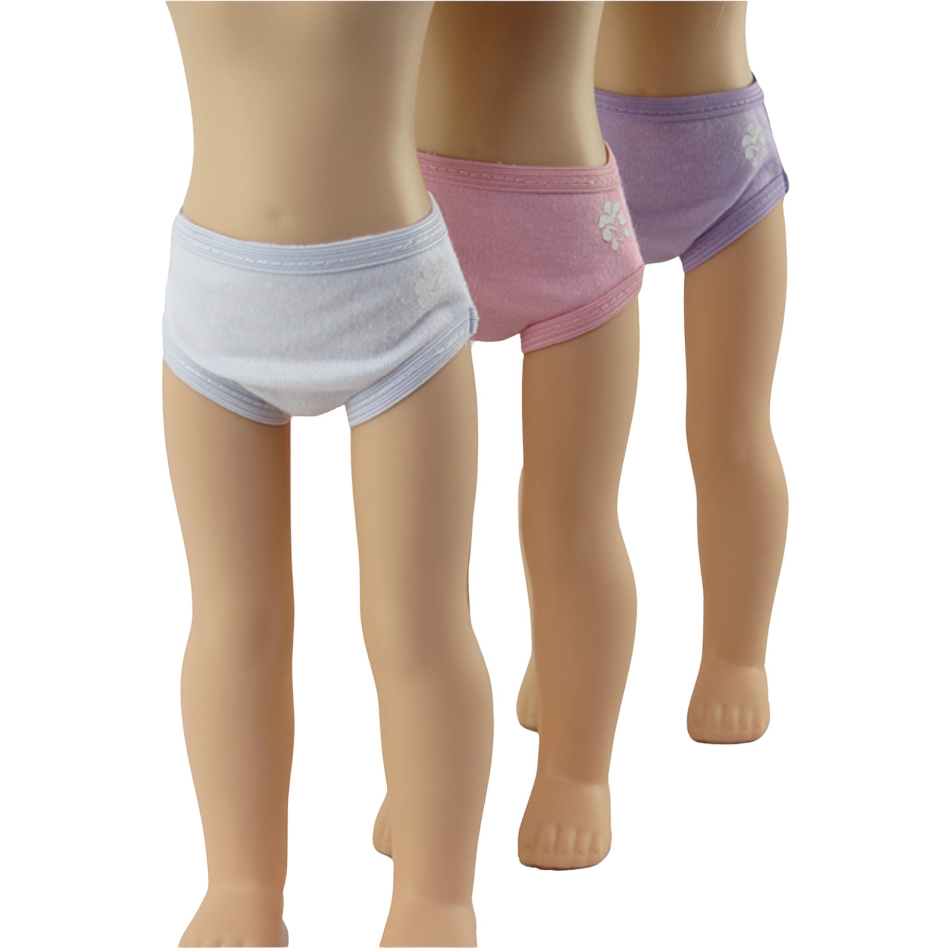 3 Pack Assorted Panties for 14 1/2-inch dolls