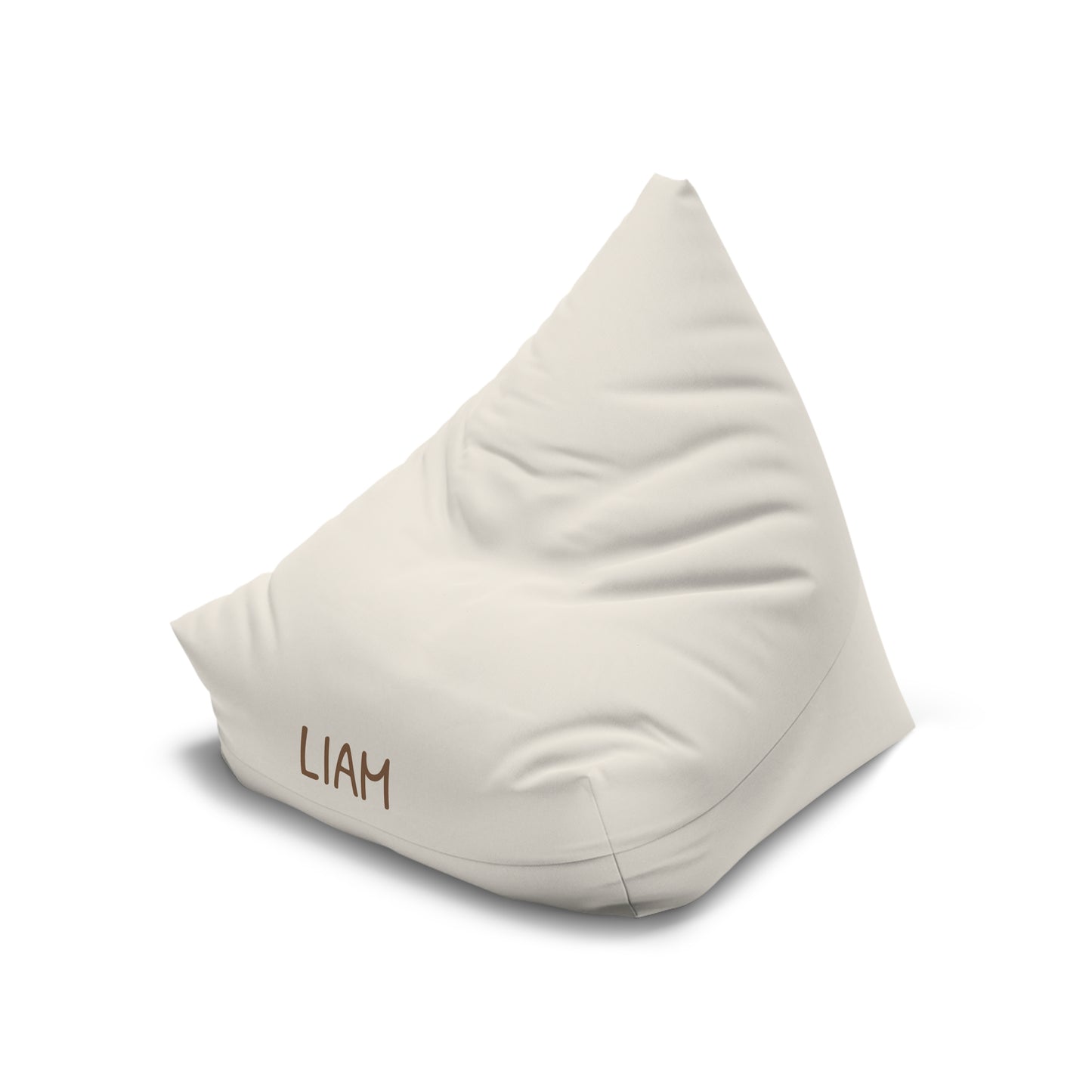 Personalized Kids Bean Bag Cover — Neutral Name (e.g., “LIAM”)