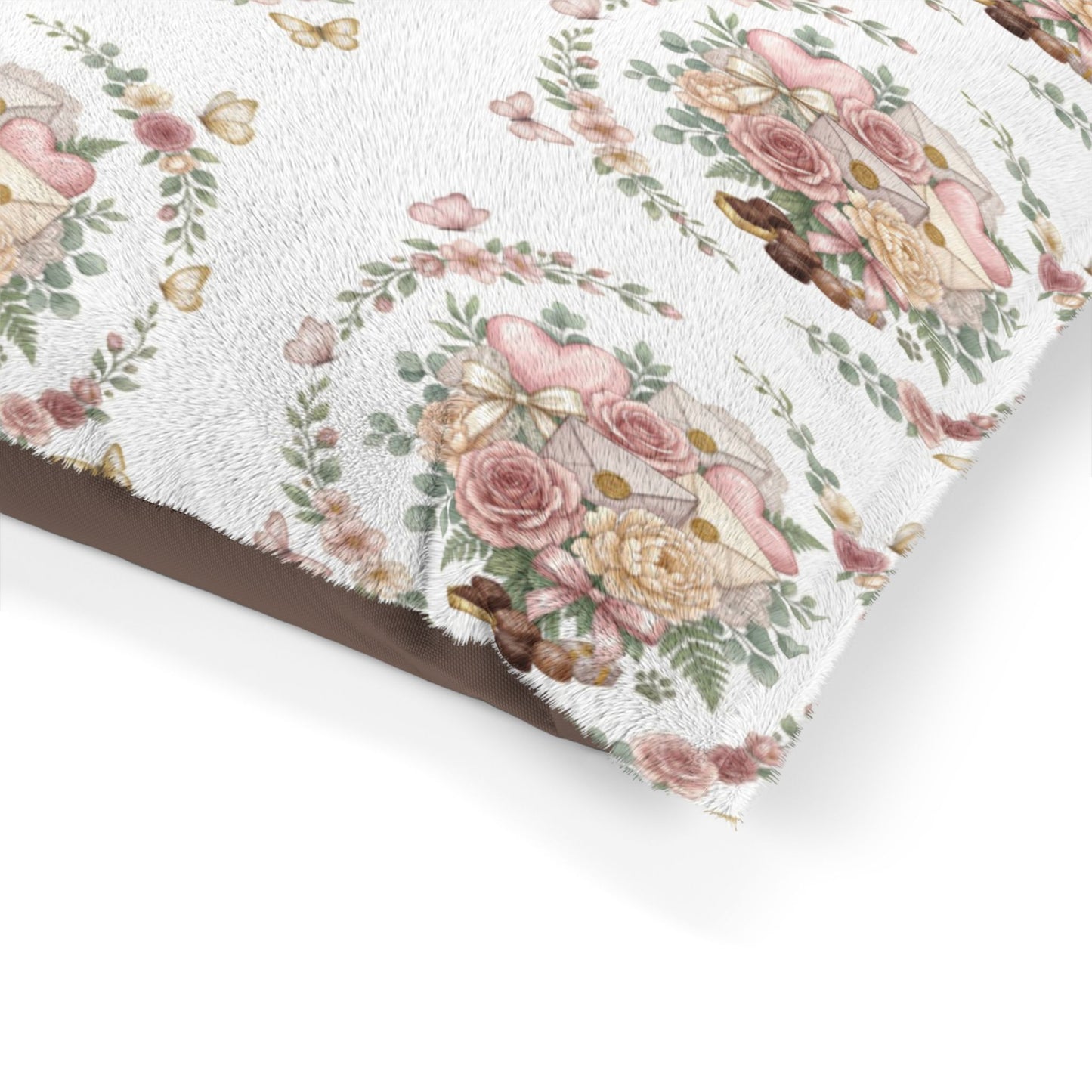 Floral Rose Pet Bed