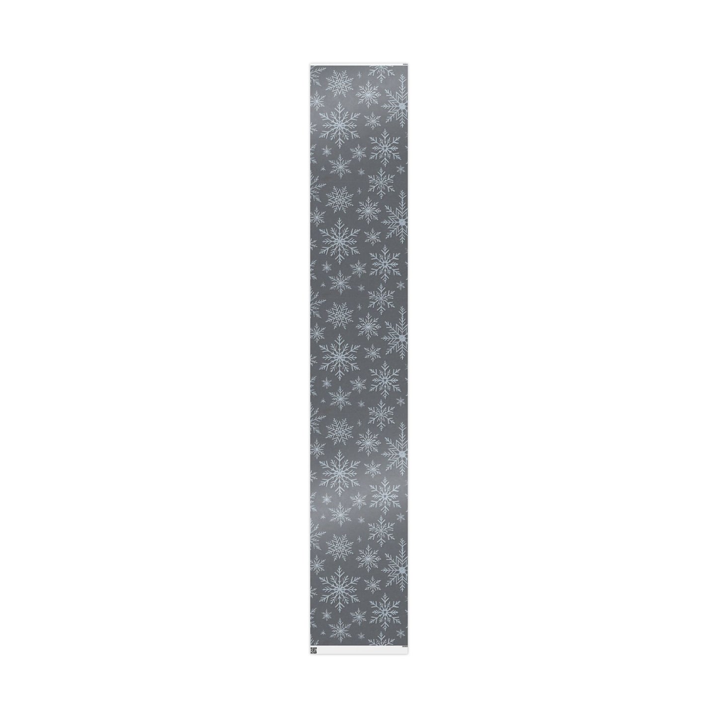 Gray Snowflake Wrapping Paper – Elegant Winter Holiday Gift Wrap