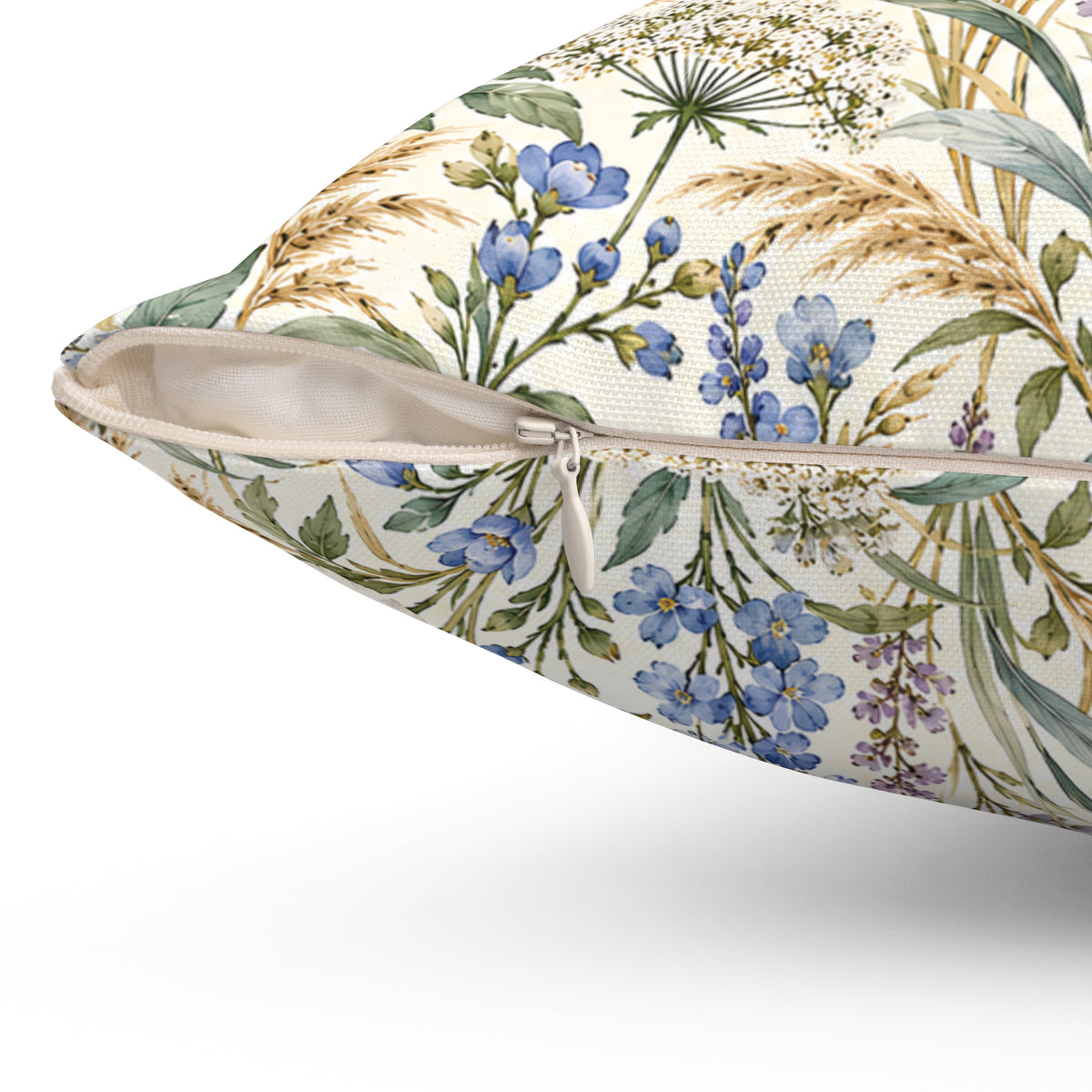 Floral Meadow Decorative Pillow