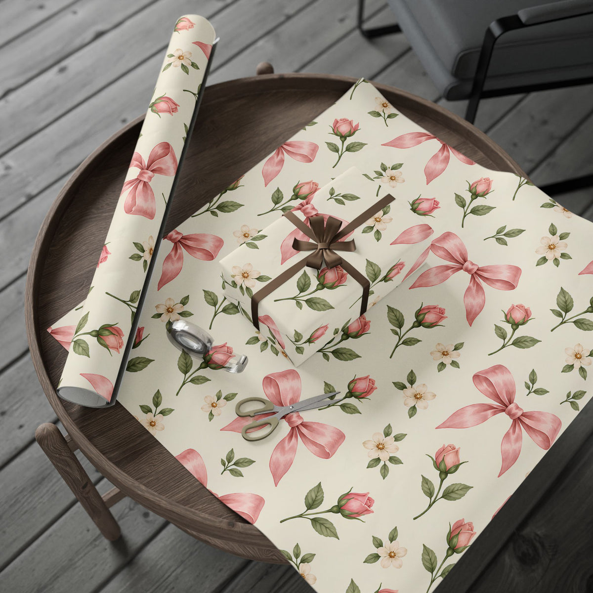 Vintage Floral Wrapping Paper
