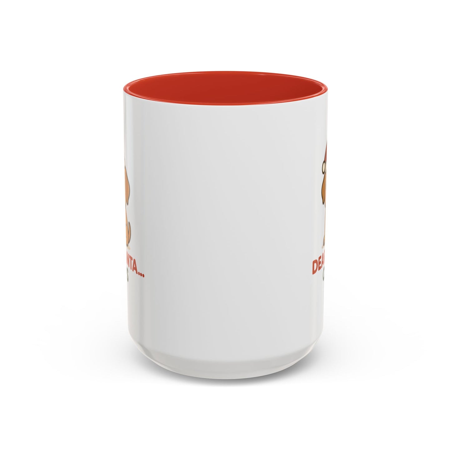 Cute Puppy “Dear Santa… Oops” Christmas Mug – Festive Holiday Dog Design, 11oz & 15oz Ceramic Coffee Cup