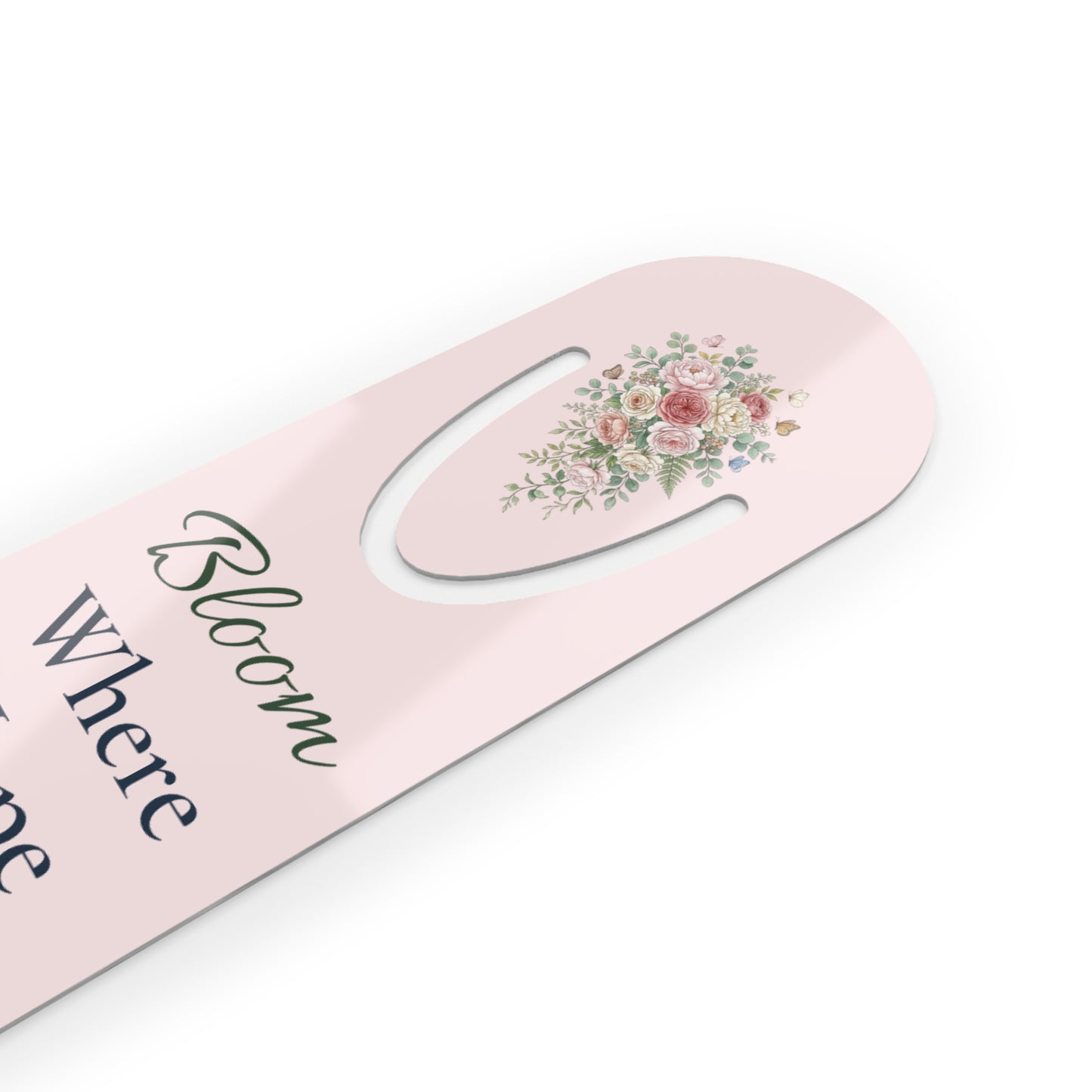 Bloom Where Hope Grows Floral Bookmark