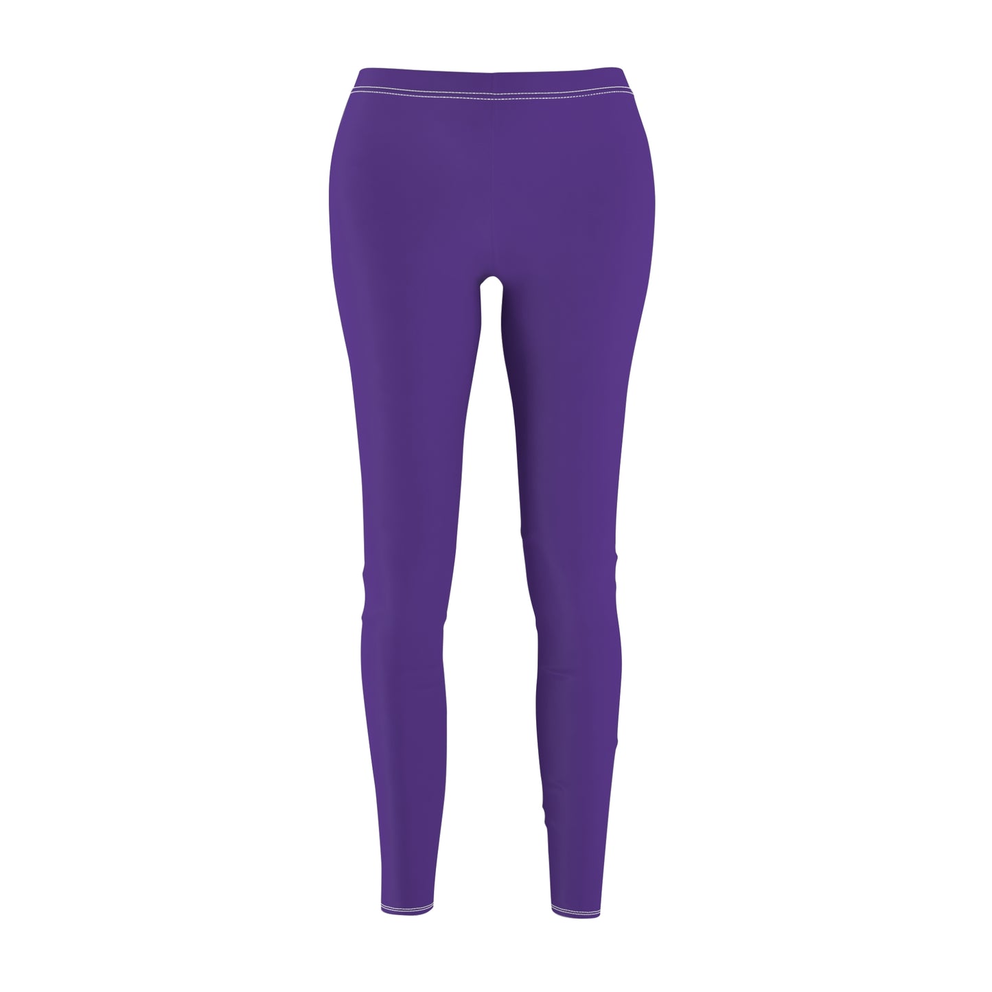 Purple Casual Leggings