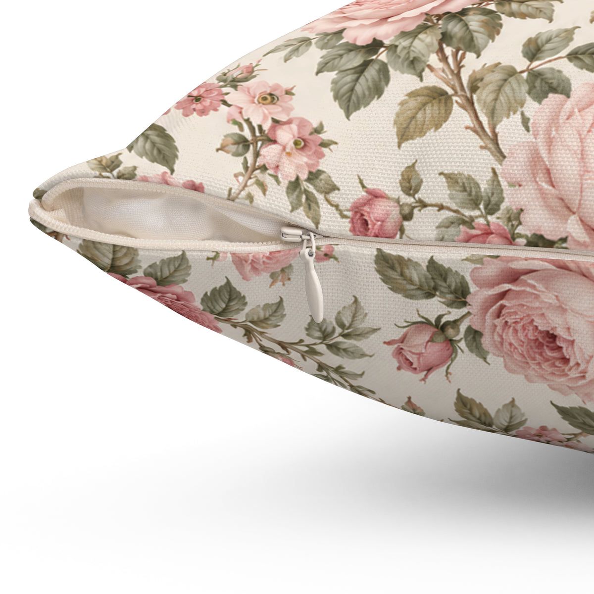 Floral Vintage Rose Pillow
