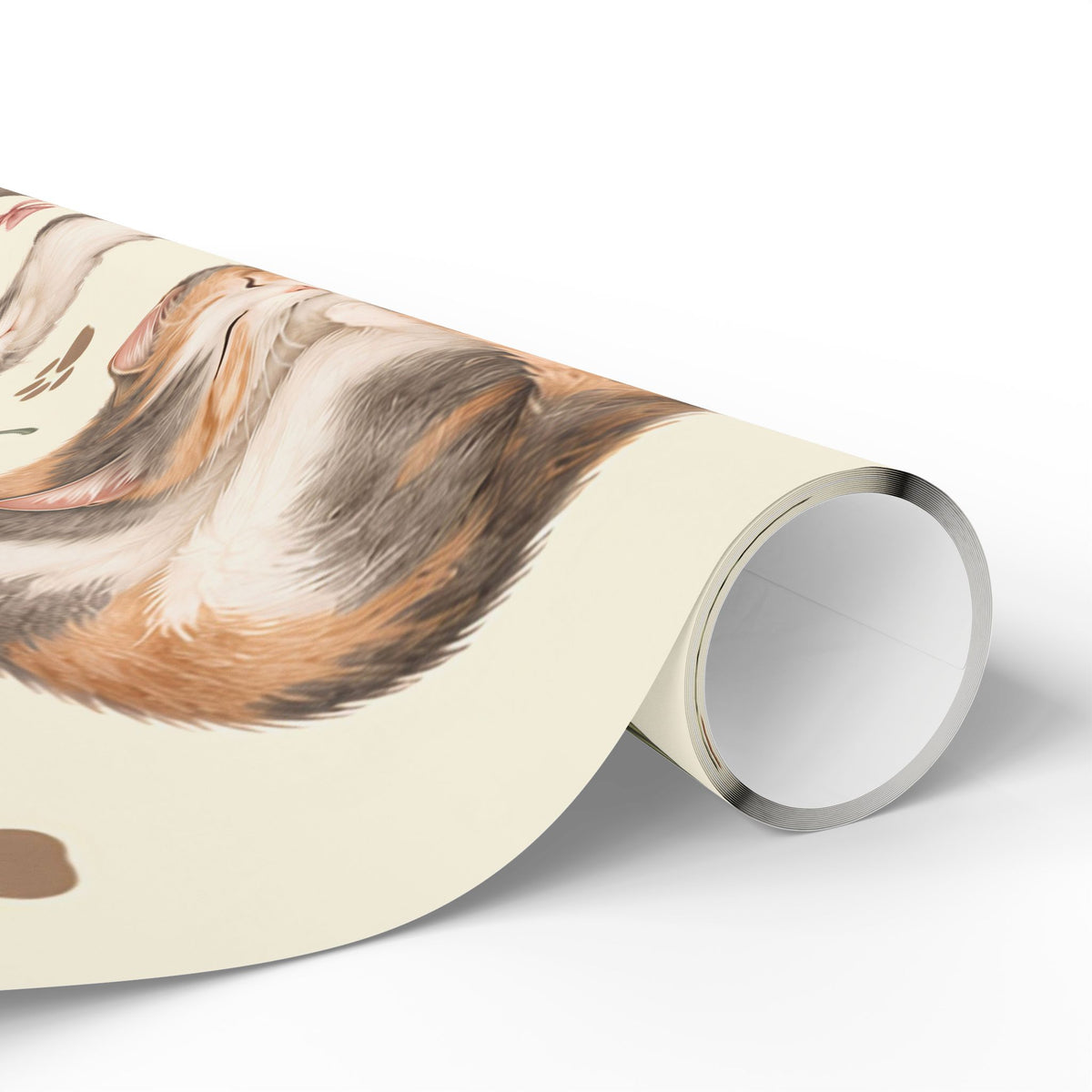 Cat & Yarn Pattern Wrapping Paper Roll — Cute Kitty Gift Wrap for Pet Lovers