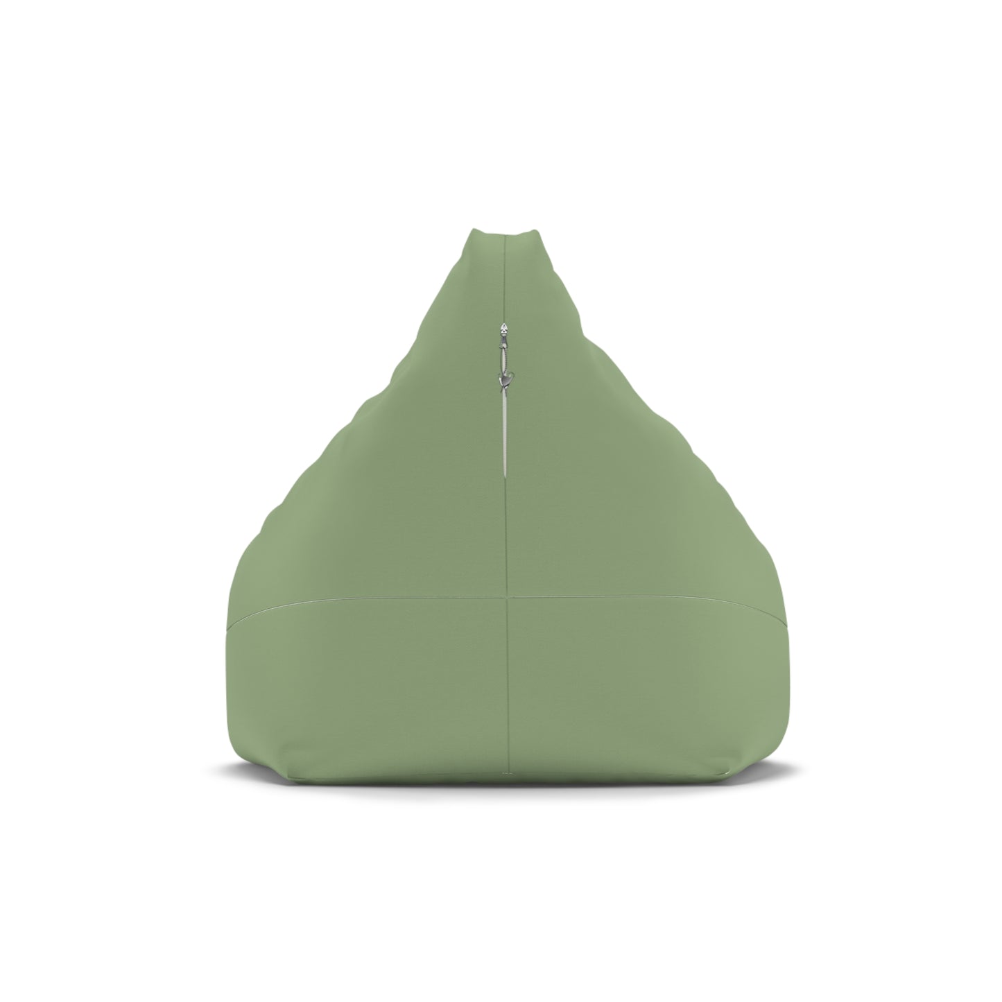 Personalized Green Bean Bag Cover — Custom Name ‘ZARA’ Accent