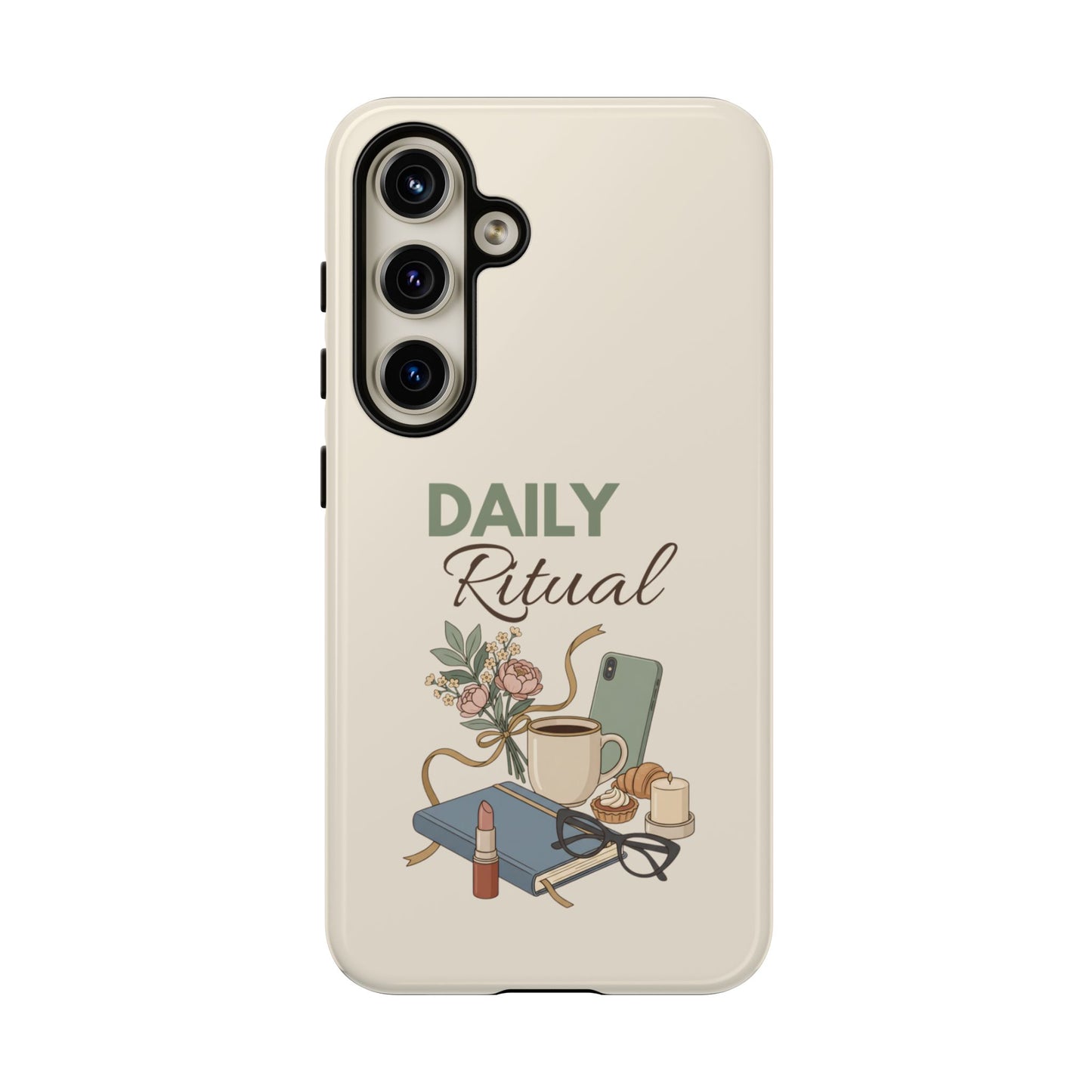 Daily Ritual Phone Case — Cozy Morning Coffee & Self-Care Design