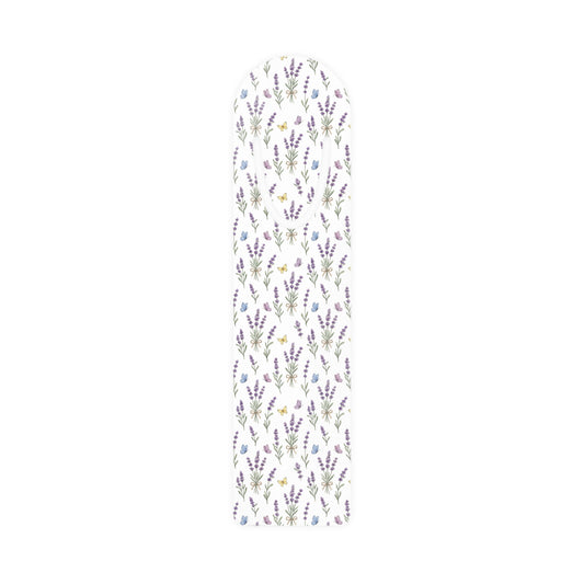 Lavender Sprigs Magnetic Bookmark — Floral Metal Page Marker