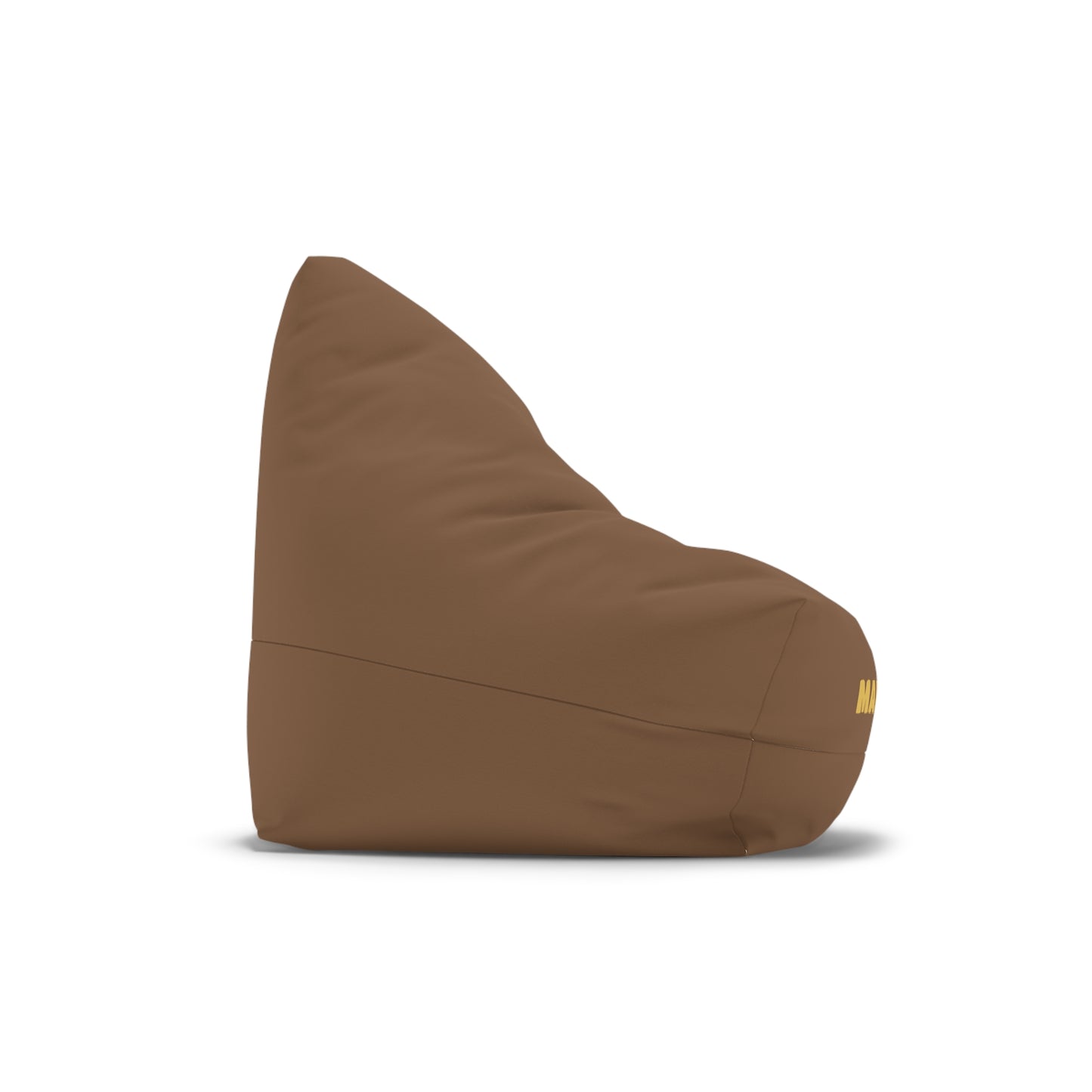 Marigold Brown Bean Bag Cover – Cozy Accent Chair Slipcover