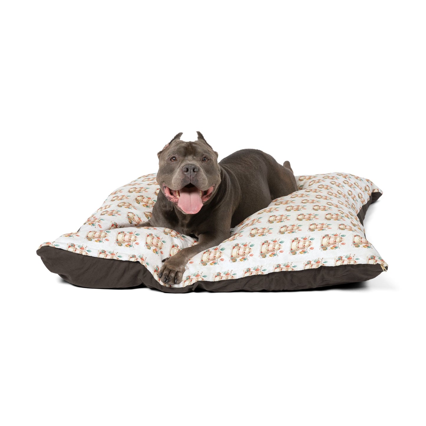 Birthday Cake Pet Bed - Festive Balloon Dog Bed Cushion