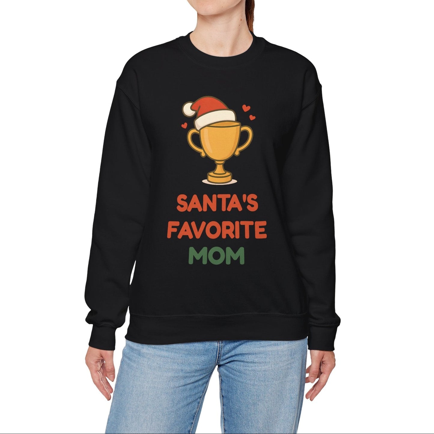 Santa's Favorite 'Mom' Sweatshirt