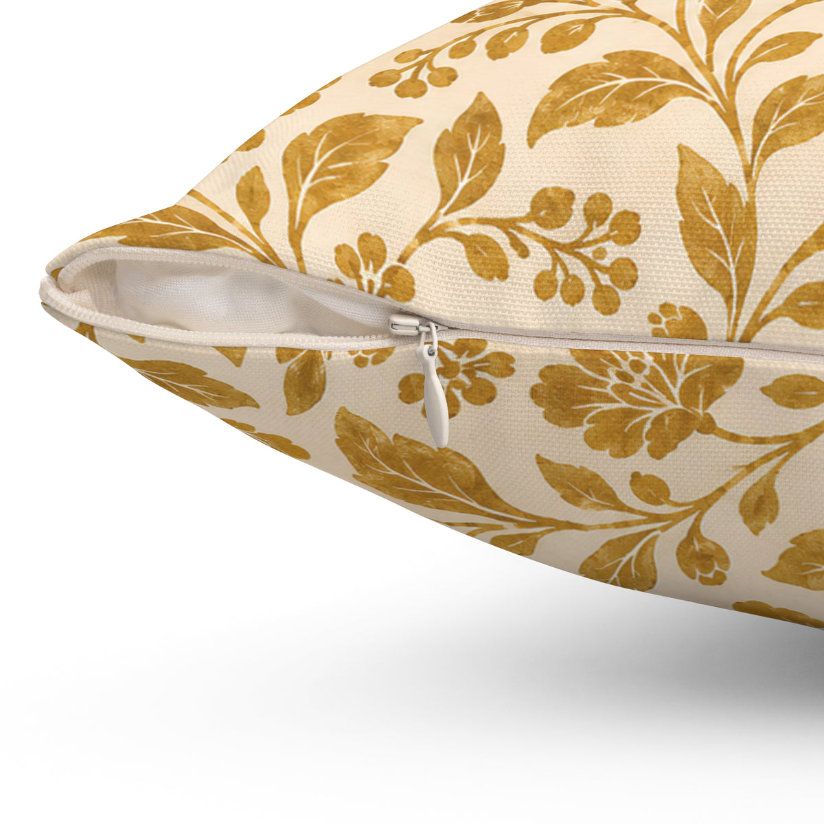 Vintage Floral Botanical Square Pillow