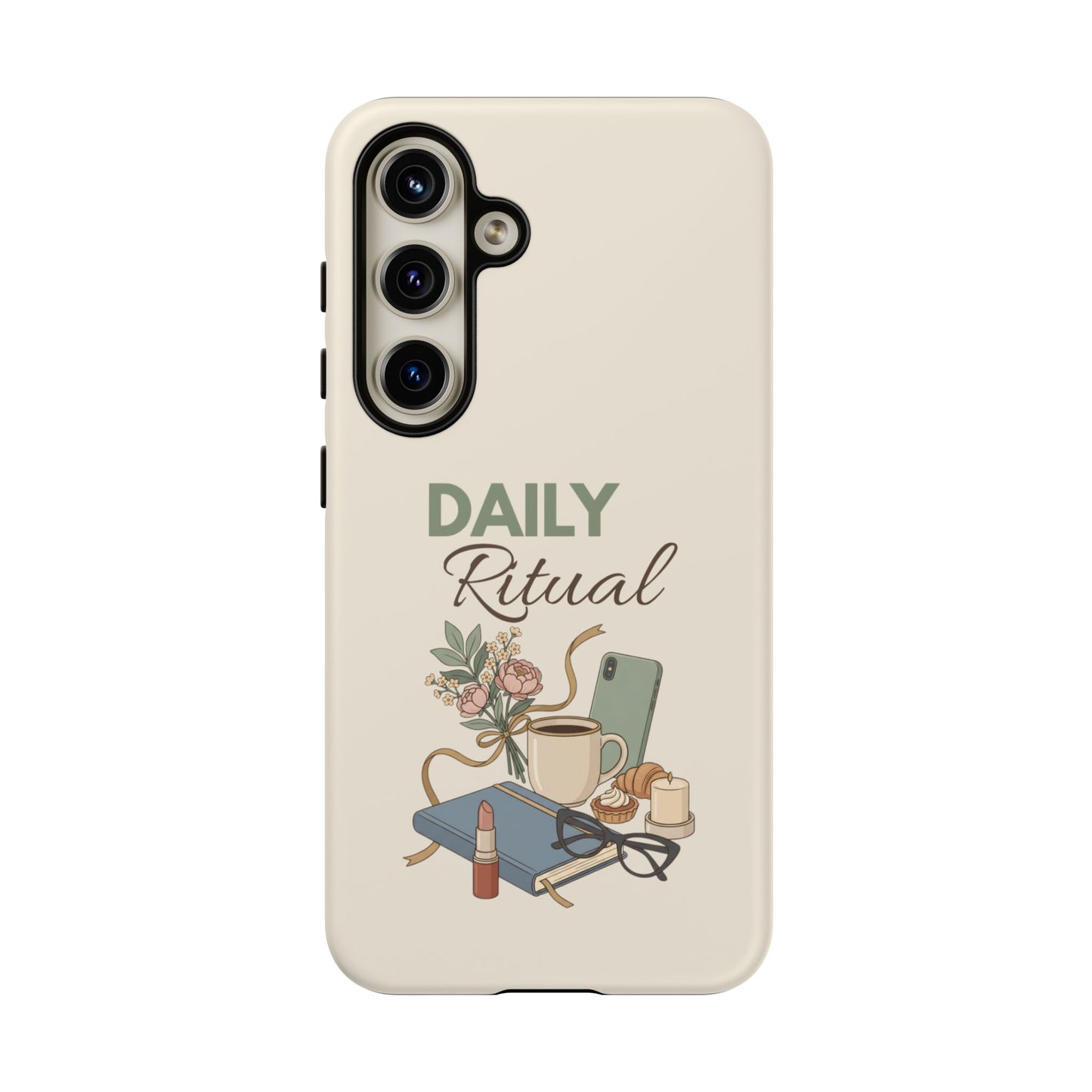 Daily Ritual Phone Case — Cozy Morning Coffee & Self-Care Design