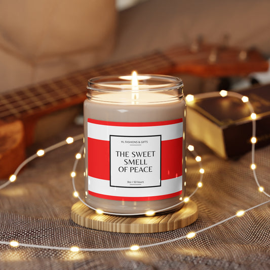 The Sweet Smell of Peace Soy Candle - Red Label