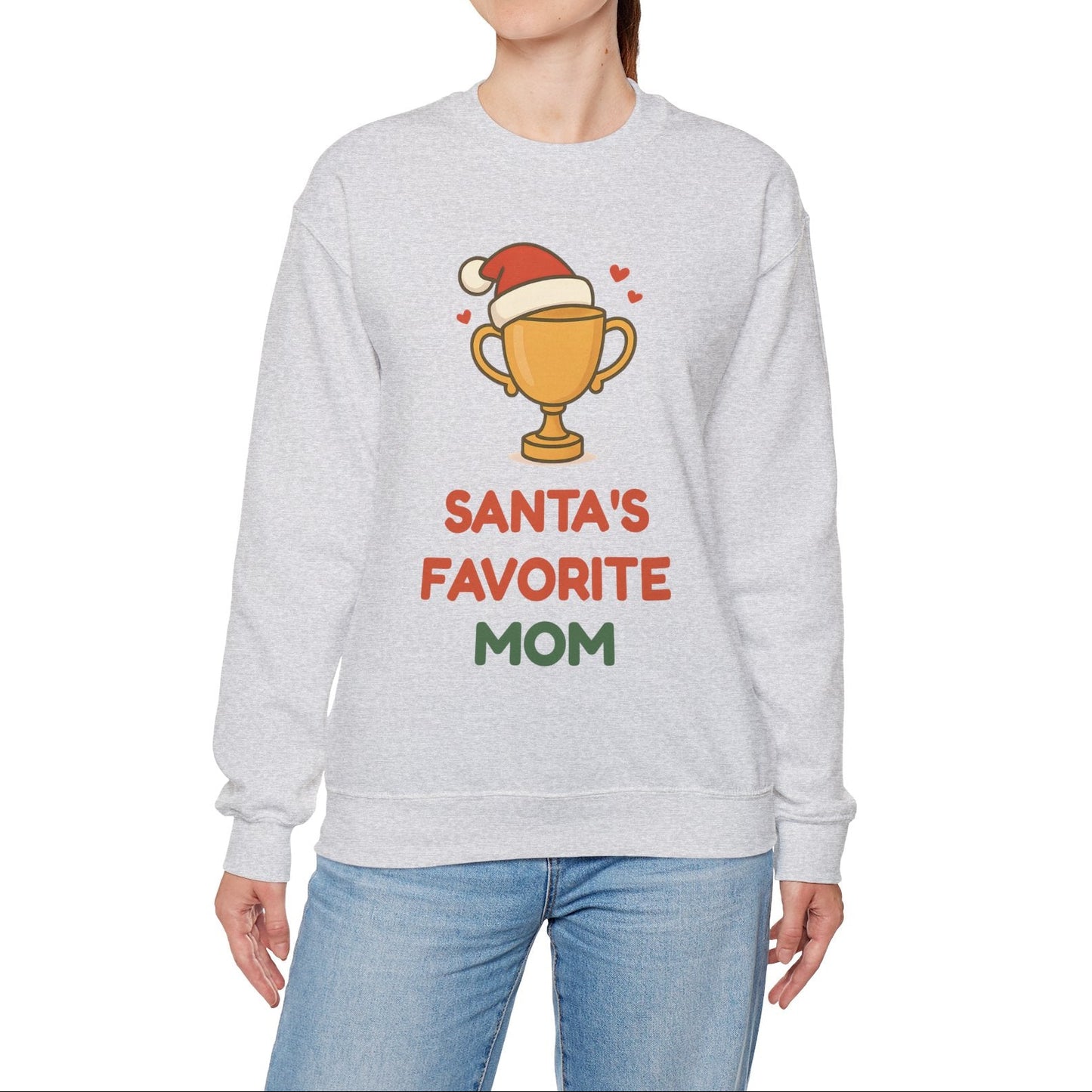 Santa's Favorite 'Mom' Sweatshirt