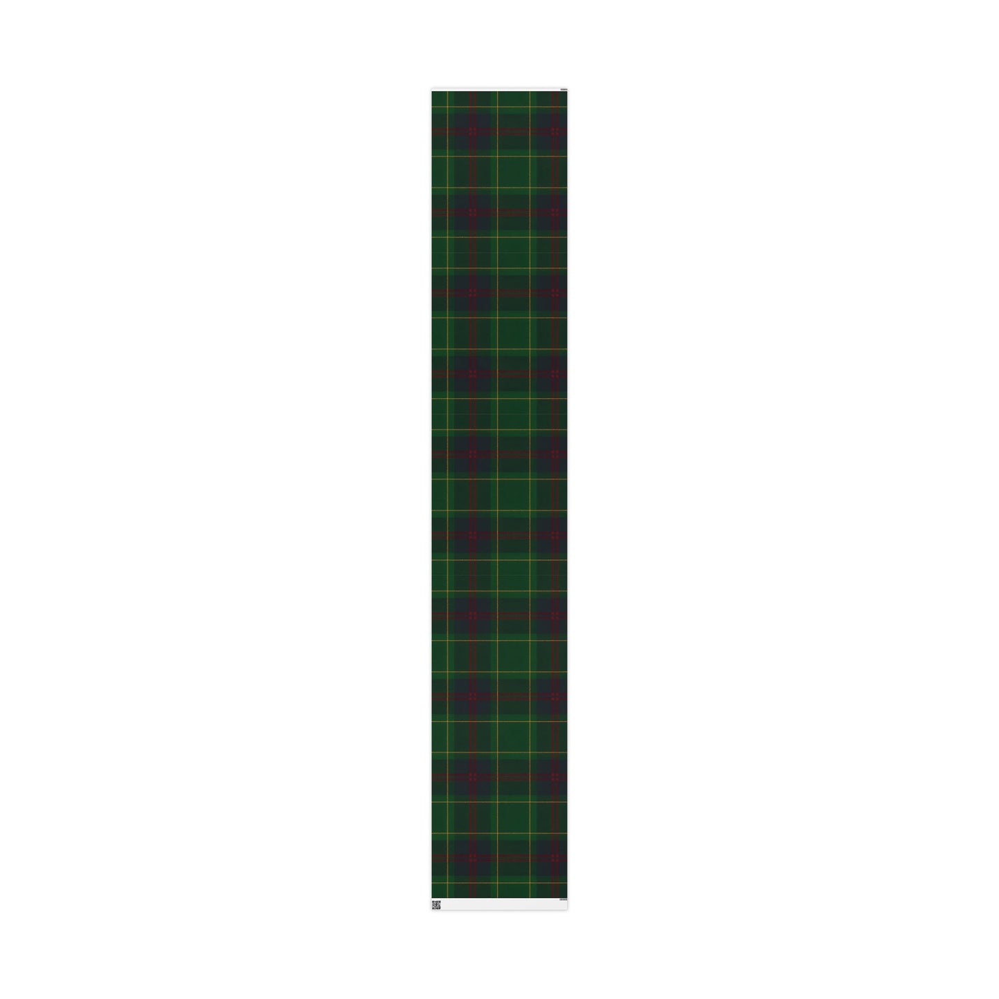 Classic Green Plaid Wrapping Paper – Tartan Check Gift Wrap in Glossy or Matte Finish