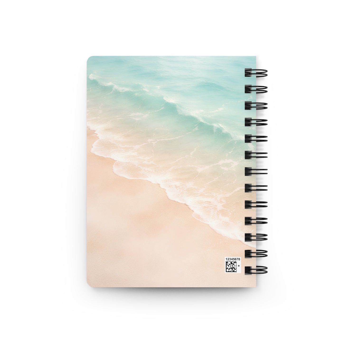 Beach Waves Spiral Journal — Ocean Shoreline Notebook for Travel, Journaling & Notes