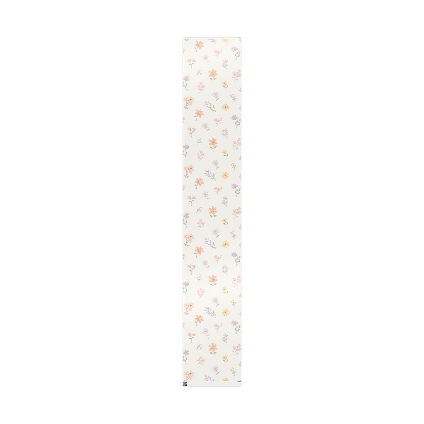 Floral Autumn Leaves Wrapping Paper Roll — Delicate Fall Gift Wrap