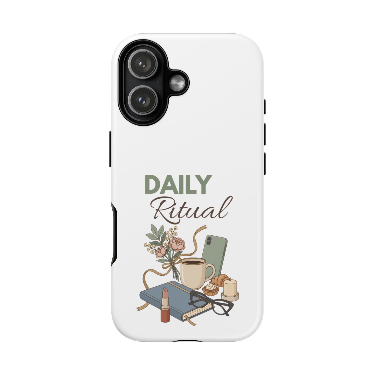 Daily Ritual Phone Case — Cozy Morning Coffee & Journal Design