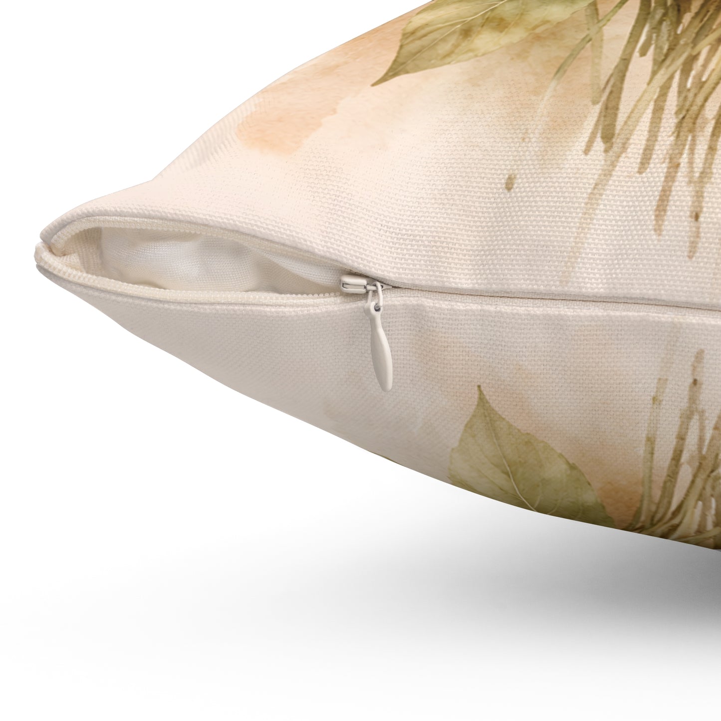 Sunflower Bouquet Square Pillow — Floral Decorative Throw Pillow