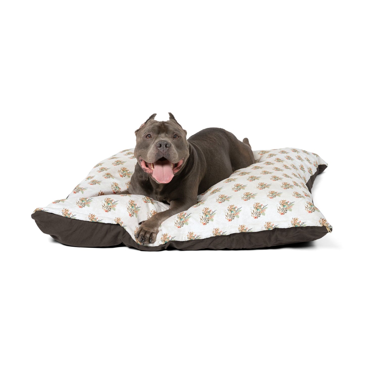 Coastal Seashell Pet Bed – Beachy Aromatic Shell Pattern Cushion for Dogs