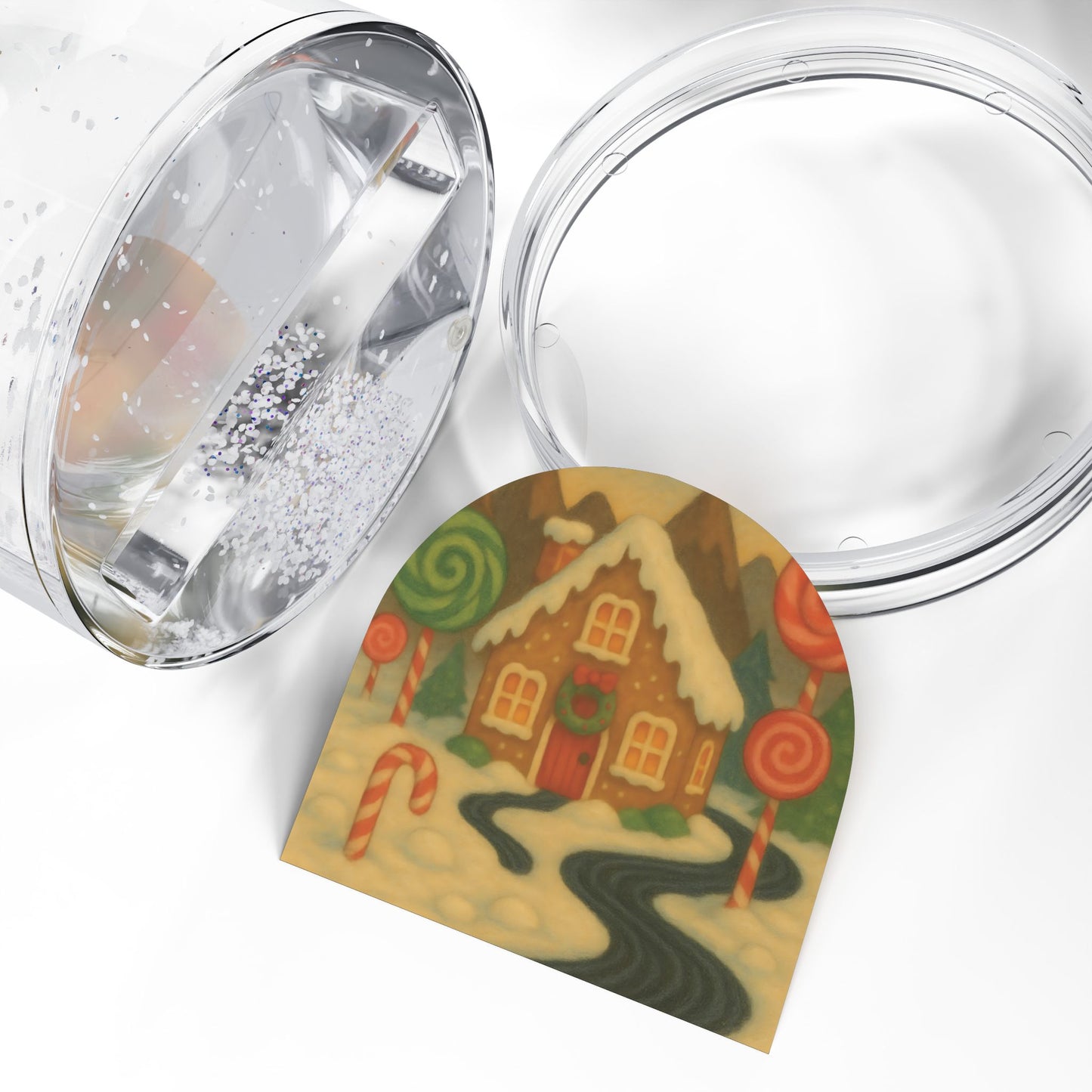 Gingerbread House Snow Globe – Candy Cane Lane Holiday Keepsake