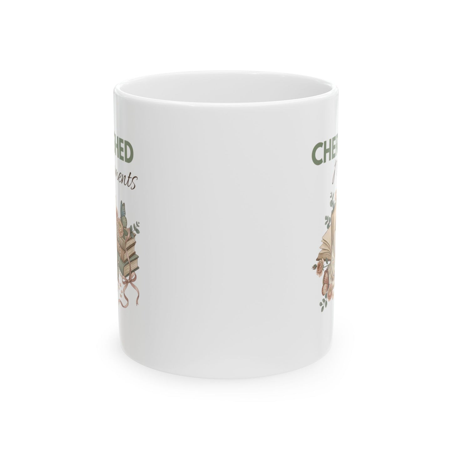Cherished Moments Floral Ceramic Mug (11oz & 15oz)