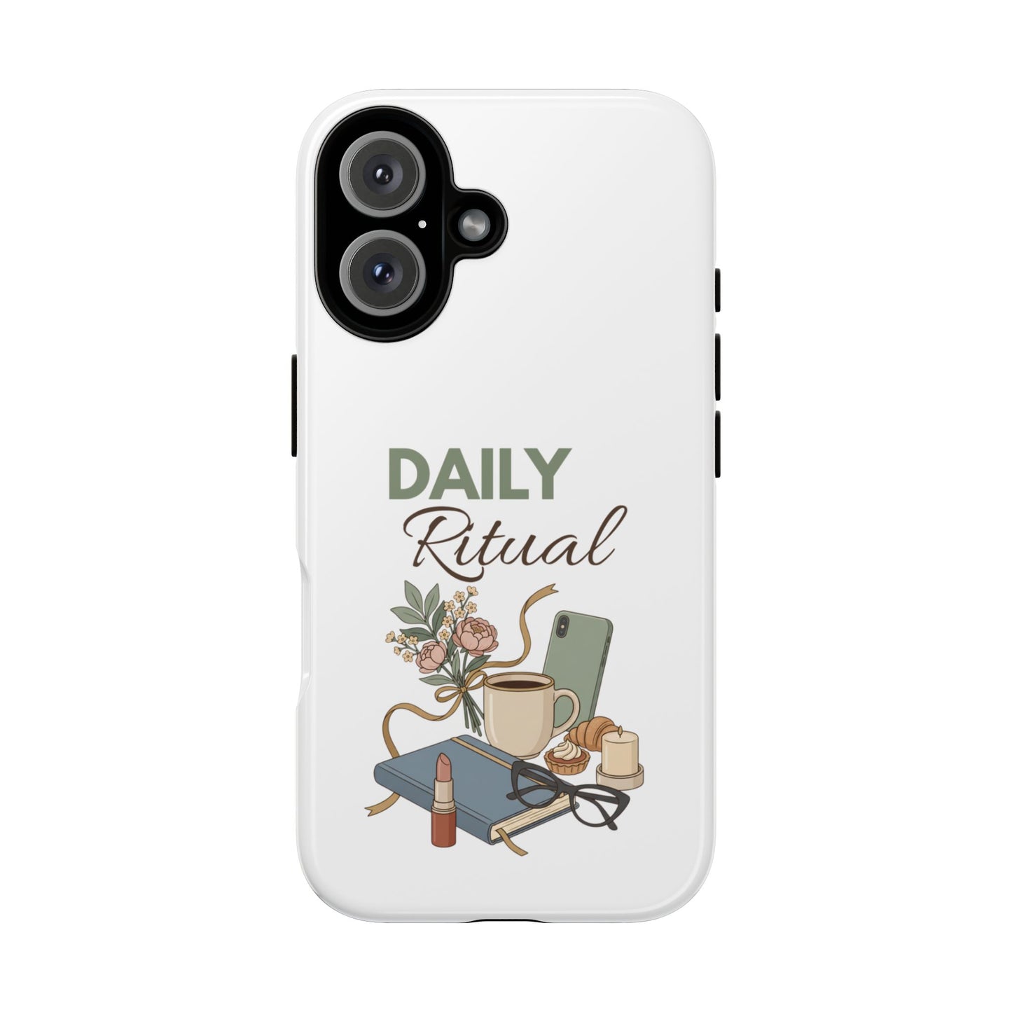 Daily Ritual Phone Case — Cozy Morning Coffee & Journal Design